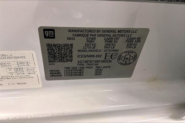 2024 GMC Sierra 3500HD SLE 4x4 - X31 Off-Road Package - Remote Start