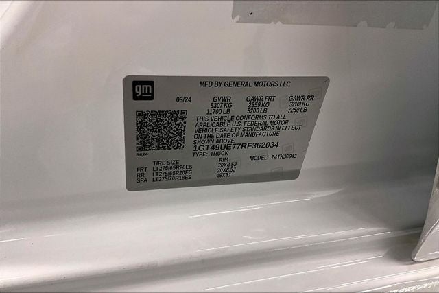 2024 GMC Sierra 3500HD SLT Long Bed - 4x4 - Premium Pkg - Htd/Cooled Leather