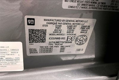 2025 GMC Sierra 2500HD SLE 4x4-Adaptive Cruise-Htd Seats-Remote Start