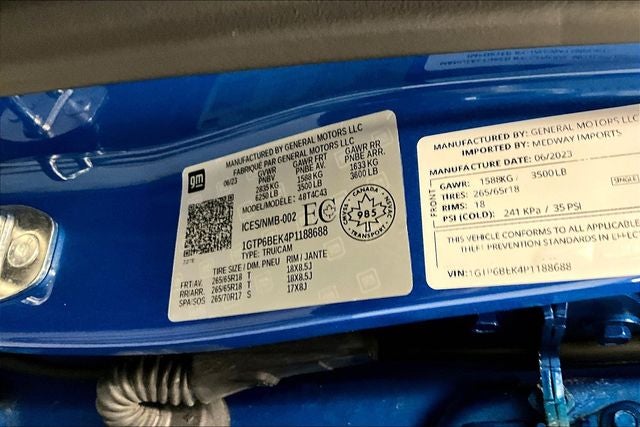 2023 GMC Canyon Elevation 4x4 - Premium Pkg - Tech Pkg - Adaptive Cruise