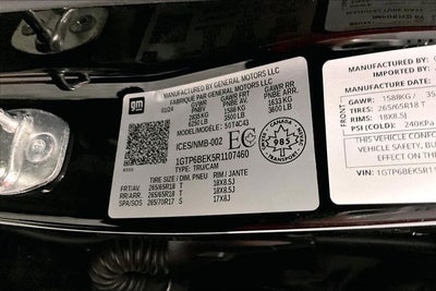 2024 GMC Canyon Elevation 4x4-Sunroof-Adaptive Cruise-Htd Seats