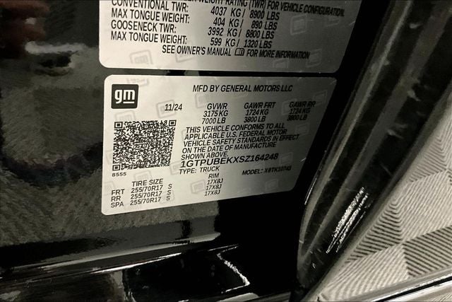 2025 GMC Sierra 1500 SLE 4x4 - Adaptive Cruise - Blind Spot Detection