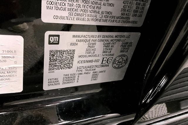 2024 GMC Sierra 1500 Pro 4x4-Trailer Pkg-Remote Start-20'' Wheels
