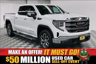 2024 GMC Sierra 1500 SLT 4x4-Sunroof-Adaptive Cruise-Htd/Cooled Leather