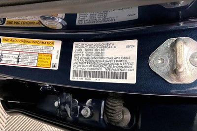 2024 Honda Accord EX Sunroof - Adaptive Cruise - Htd Seats