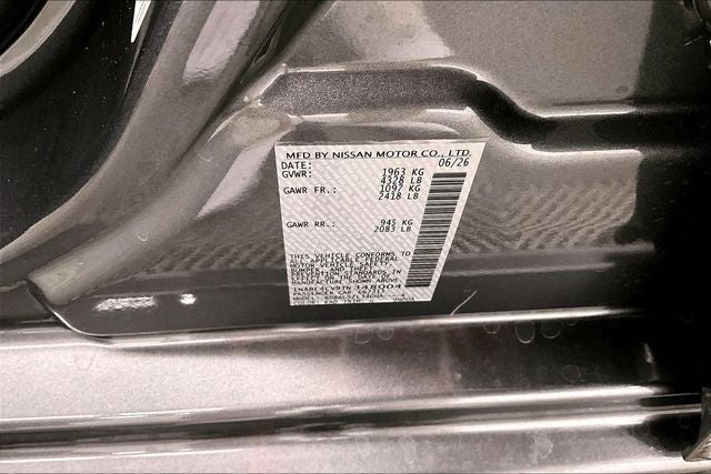 2026 Nissan Altima 2.5 SR