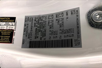 2025 Nissan Frontier SV - Convenience Package