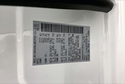 2025 Nissan Frontier SV 4WD