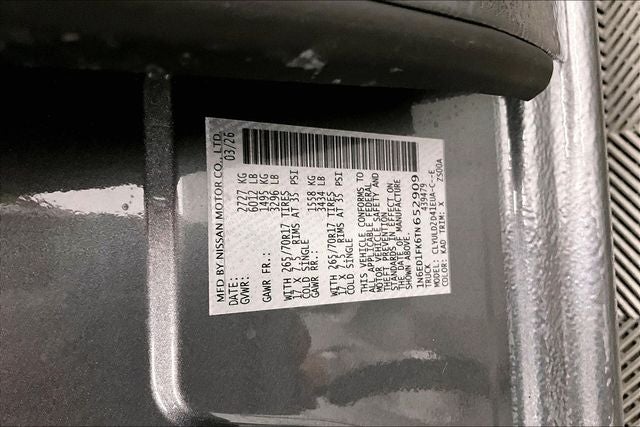 2026 Nissan Frontier PRO-4X 4WD - Convenience Package