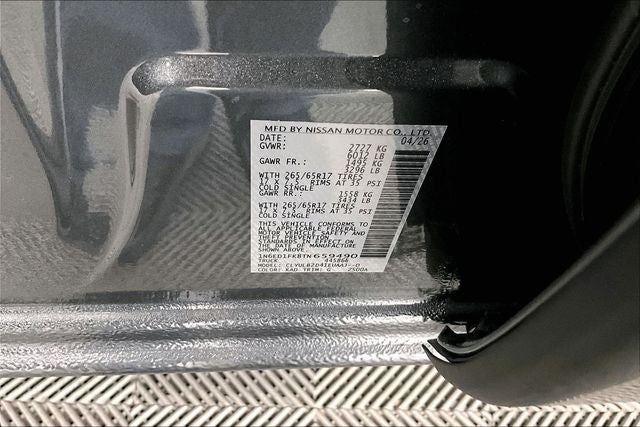 2026 Nissan Frontier SV 4WD - Dark Armor, All Weather, Tow Pkgs