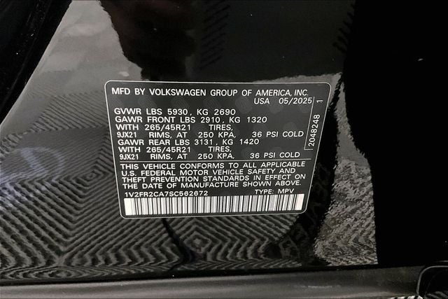 2025 Volkswagen Atlas 2.0T SEL Premium R-Line