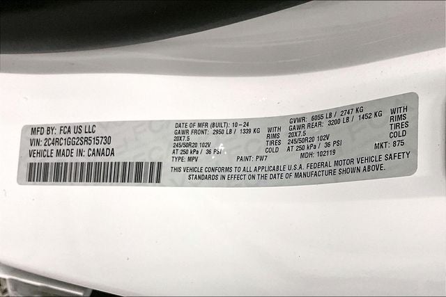 2025 Chrysler Pacifica Limited S Appearance Pkg - Pano Roof - Htd/Cooled Leather