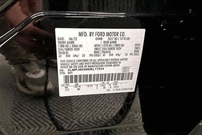 2022 Lincoln Nautilus Reserve AWD - Pano Roof - Htd/Cooled Leather