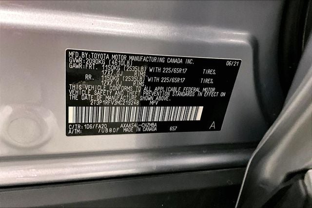 2021 Toyota RAV4 XLE AWD - Adaptive Cruise - Blind Spot Detection