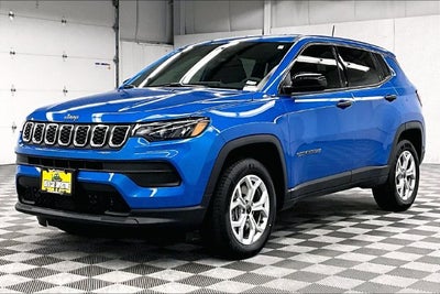 2025 Jeep Compass Sport 4x4-Blind Spot Monitor-Apple CarPlay/Android Auto