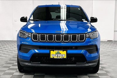2025 Jeep Compass Sport 4x4-Blind Spot Monitor-Apple CarPlay/Android Auto
