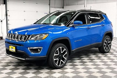 2018 Jeep Compass Limited 4x4-Htd Leather-Remote Start-Apple CarPlay/Android