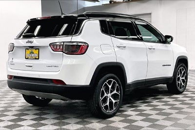 2024 Jeep Compass Limited 4x4-Adaptive Cruise-Htd Seats-Remote Start