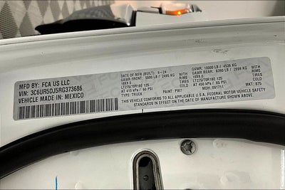 2024 RAM 2500 Big Horn 4x4 - Apple CarPlay/Android Auto - Rear Camera