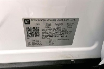 2023 Chevrolet Equinox RS Adaptive Cruise - Blind Spot Detection