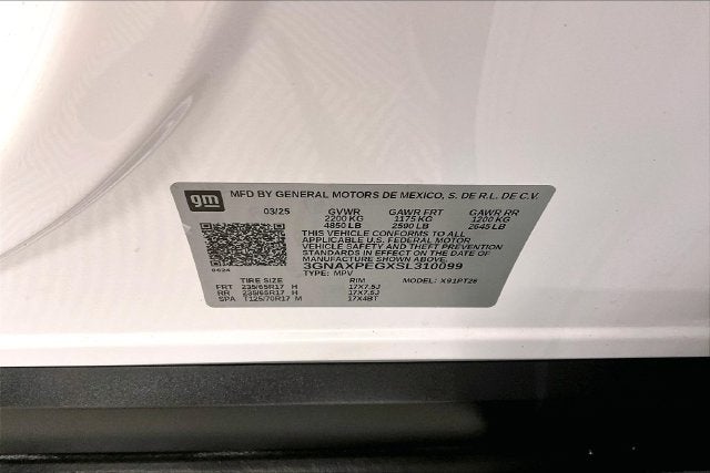 2025 Chevrolet Equinox LT AWD-Adaptive Cruise-Htd Seats-Remote Start