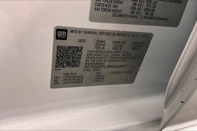 2024 GMC Sierra 1500 AT4X 4x4 - Sunroof - Htd/Cooled Massaging Leather