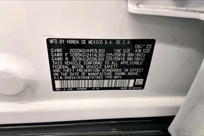 2025 Acura ADX Base Sunroof - Adaptive Cruise - Htd Seats