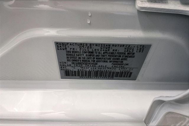 2025 Nissan Sentra SV - Premium, All Weather, Lighting, Trunk Pkgs