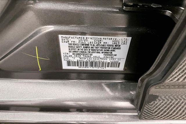 2025 Nissan Sentra SV - Premium, All Weather, Trunk Pkgs