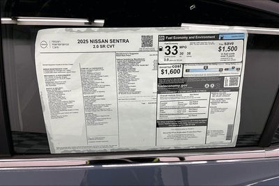 2025 Nissan Sentra SR - Premium Package