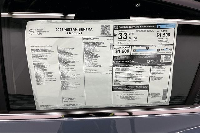 2025 Nissan Sentra SR - Premium Package