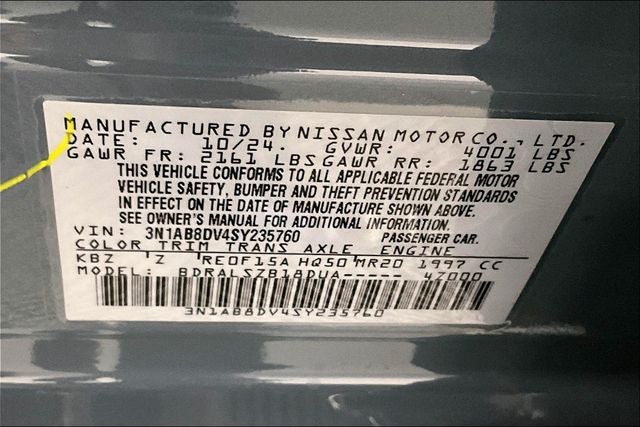 2025 Nissan Sentra SR - Premium Package