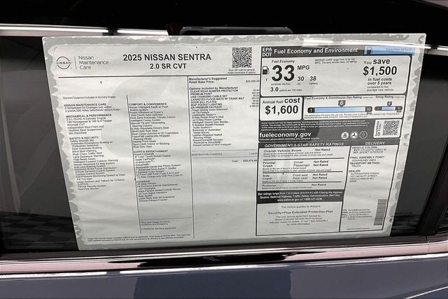 2025 Nissan Sentra SR - Premium Package