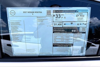 2027 Nissan Sentra S