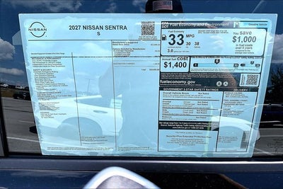 2027 Nissan Sentra S