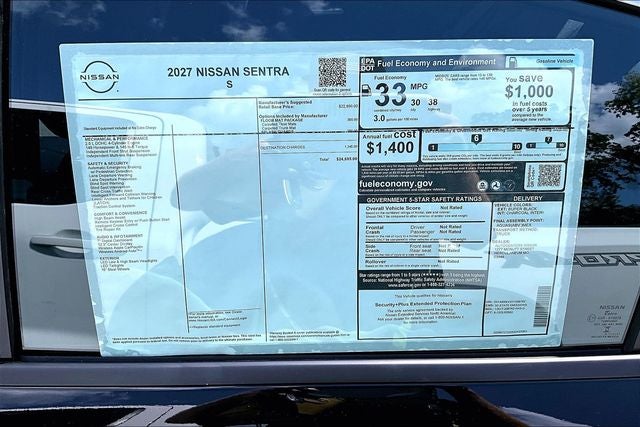 2027 Nissan Sentra S