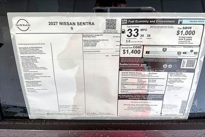 2027 Nissan Sentra S