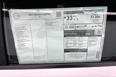 2027 Nissan Sentra S