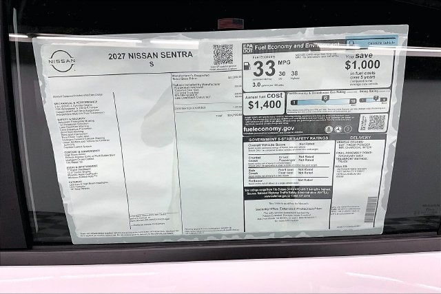 2027 Nissan Sentra S