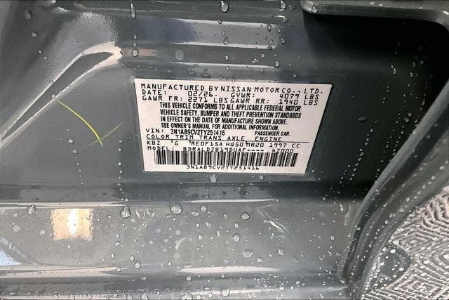 2026 Nissan Sentra SV - Convenience and Moonroof Packages