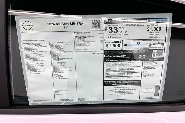 2026 Nissan Sentra SV