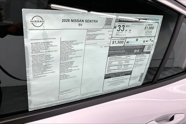 2026 Nissan Sentra SV