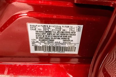 2026 Nissan Sentra SV - Convenience Package