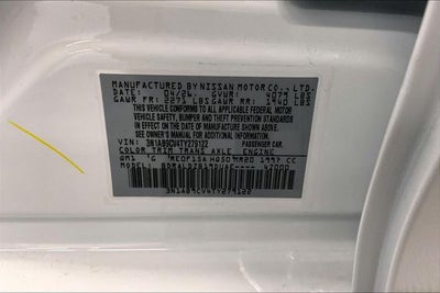 2026 Nissan Sentra SV - Convenience Package