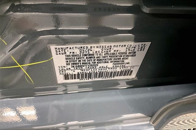 2026 Nissan Sentra SV - Convenience Package