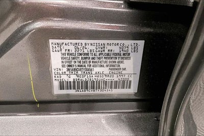 2026 Nissan Sentra SV - Convenience Package