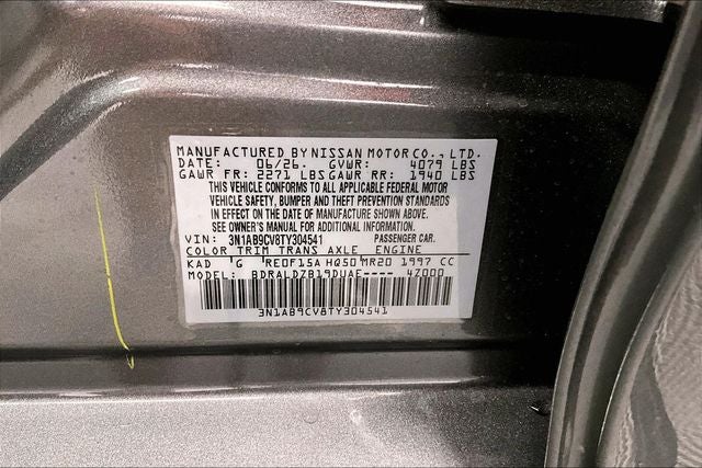 2026 Nissan Sentra SV - Convenience Package