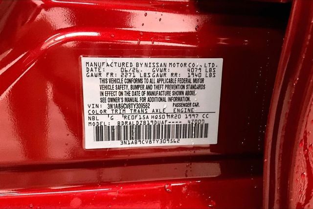 2026 Nissan Sentra SV - Convenience and Moonroof Packages