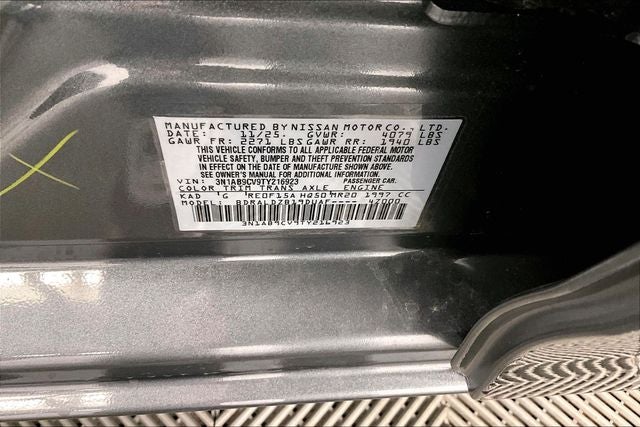 2026 Nissan Sentra SV - Convenience and Moonroof Packages