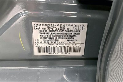 2026 Nissan Sentra SV - Convenience Package